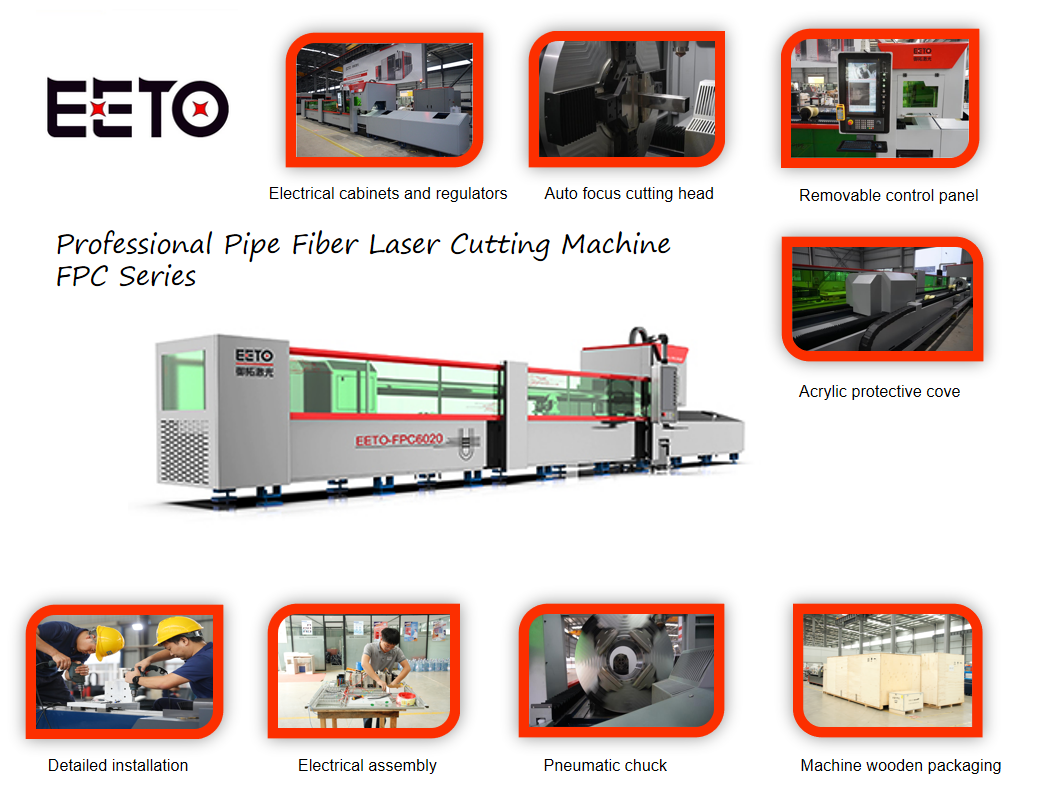 Metal Tube Cnc Fiber Laser Cutting Machine